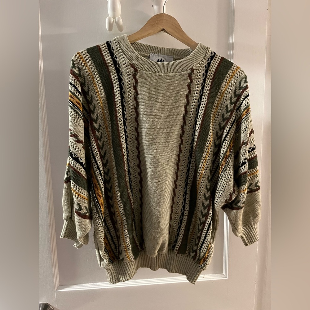 Vintage Bay Point Threads Eclectic Sweater XL
